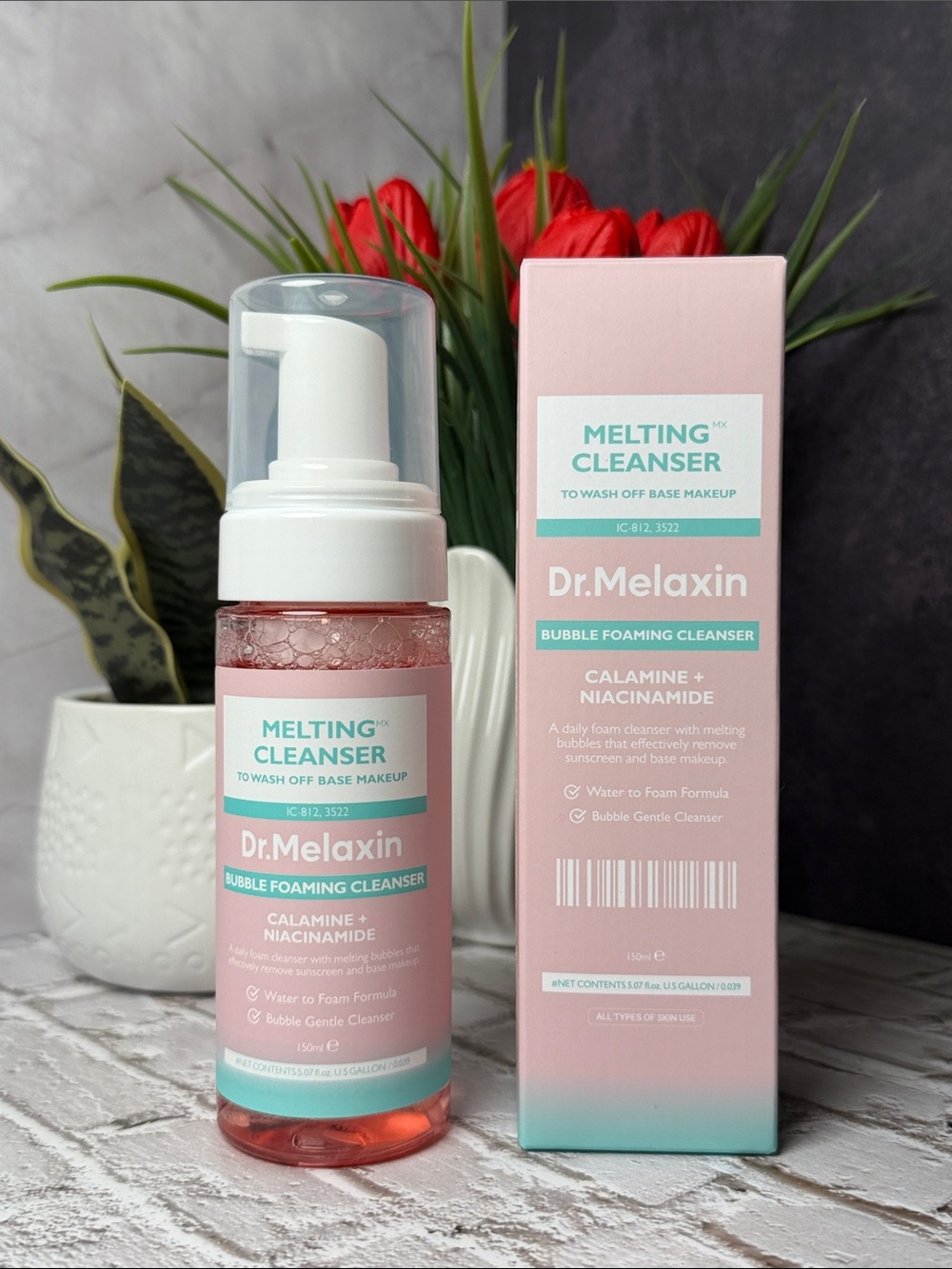 Melting Bubble Foaming Cleanser — Pink Gentle Calamine Cleanser